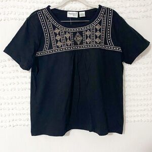 Shenanigans petite embroidered top extra large pxl